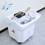 Movable Portable Head Spa Shampoo Basin Multifunctional Hydrotherapy Fumigation Machine Water Circulation Design High Quality