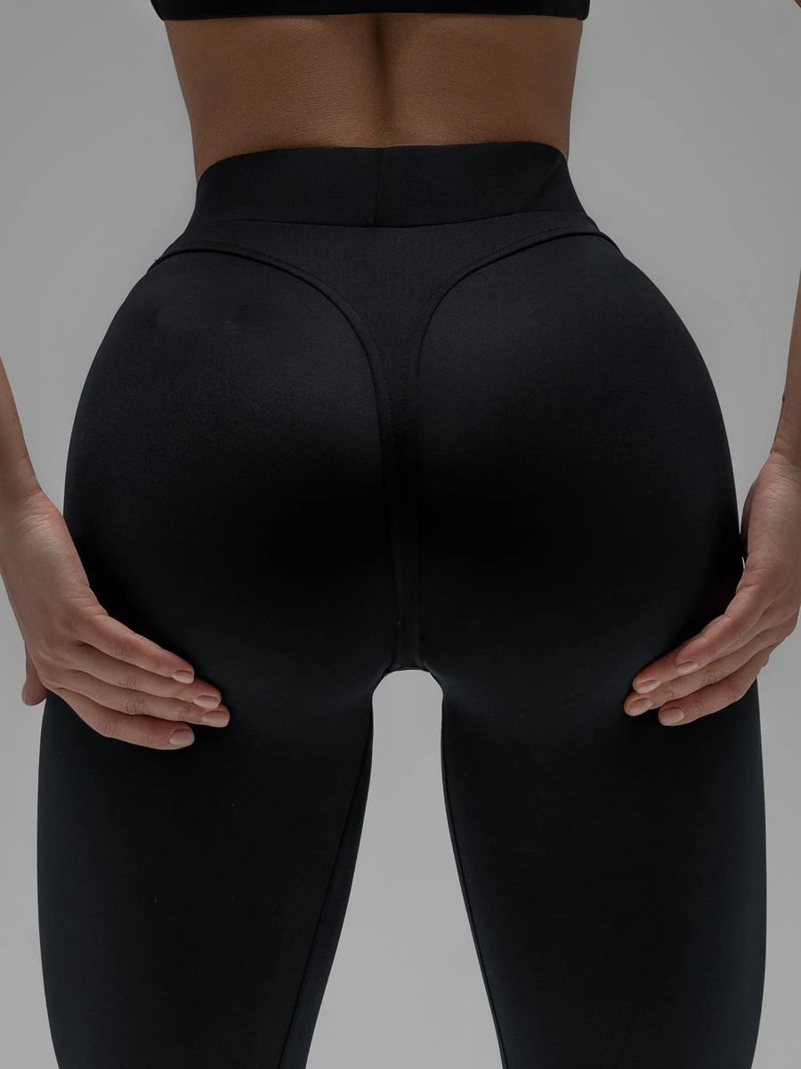 2024 high waist scrunch butt yoga leggings – thick lifting workout tights, sexy black plus size yoga pants for women