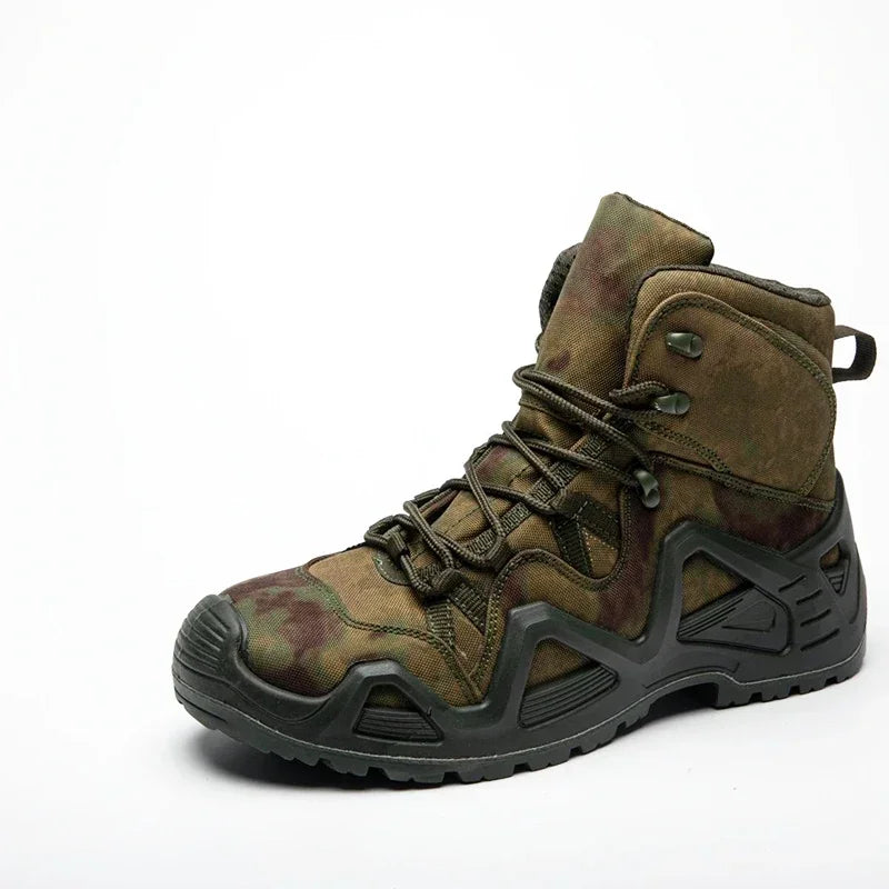 Men Casual Hunting Ankle Boots Outdoor Tactical Hiking Man Boot  Hunting Work Boots for Motorcycle Shoes Botas Militares