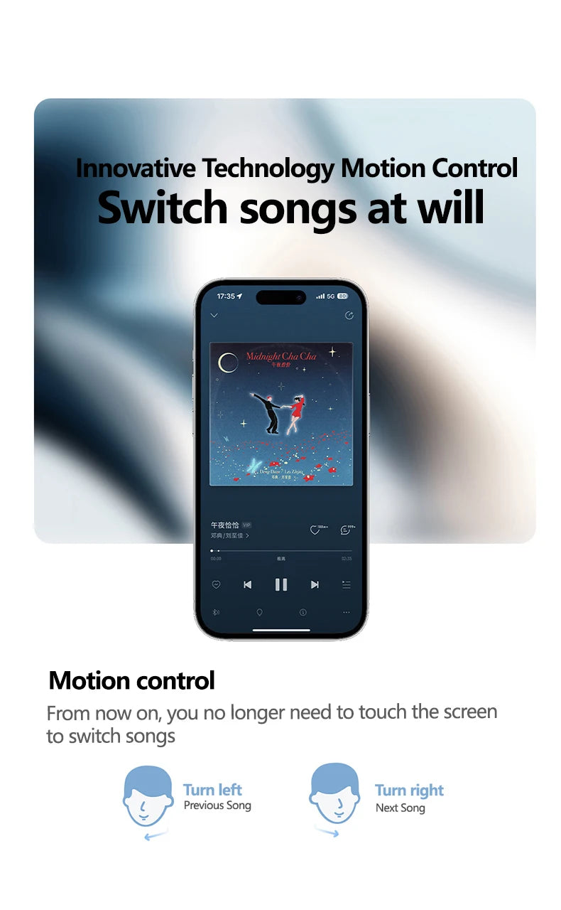 Picun F8MAX ANC Wireless Headphone 59dB Hybrid Active Noise Canceling Spatial Audio Earphone Bluetooth 6.0 Over Ear Headset 180H