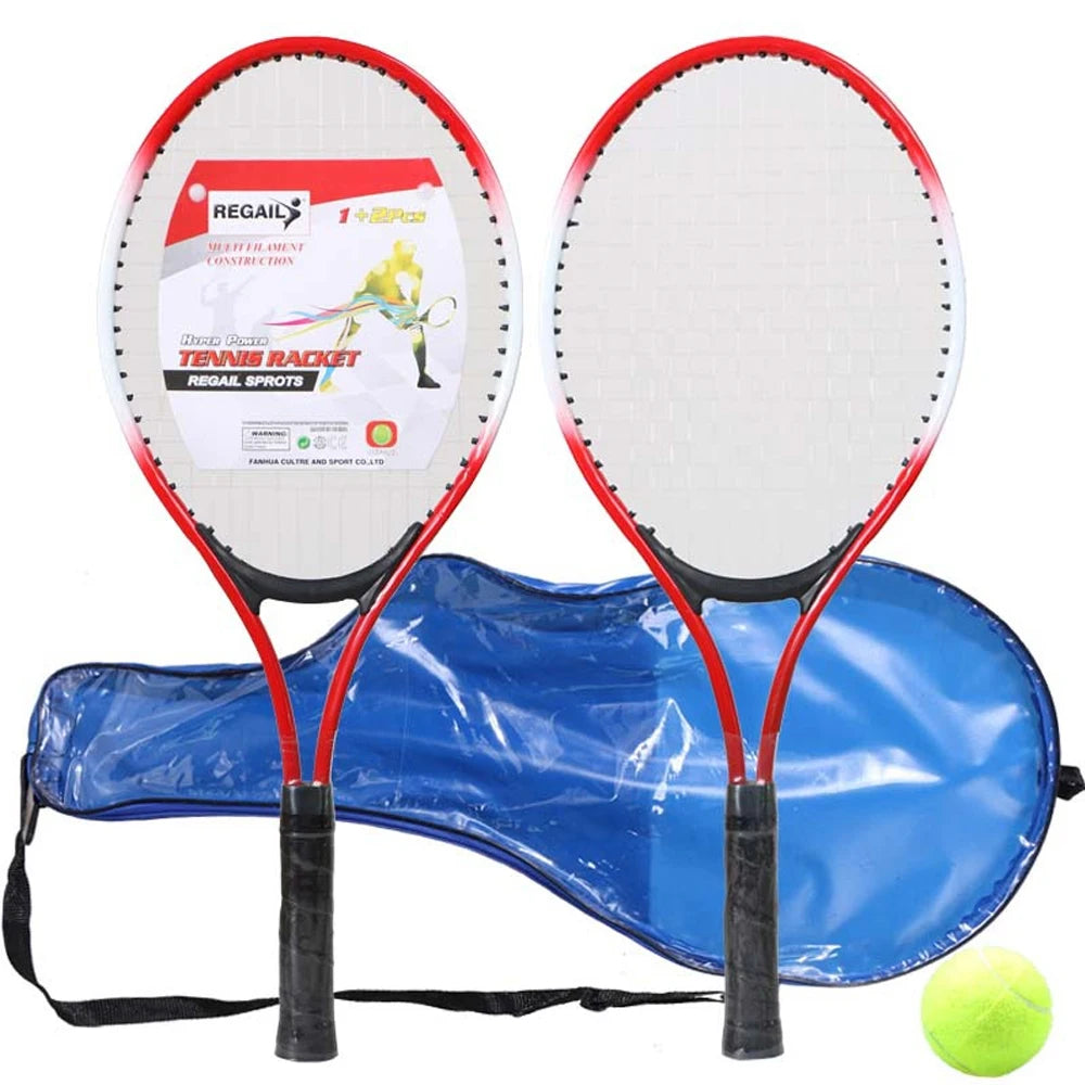 Kids Tennis Rackets with Tennis Ball Tennis Trainer for Children Beginners Light Weight Tennis Racquet Ürün ana görseli