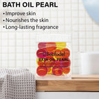 30pcs Bath Oil Pearl Dry Skin Moisturizing Soften SPA Relax Nourish Body Shower Essential Oil Beads Floral Scent Tub Bath Pearl