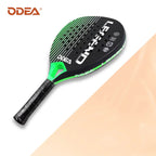 ODEA Beach Tennis Racket Full Carbon Fiber Rough Surface Outdoor Sports Racket For Men Women Adult Senior Player 3K 18K