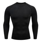 Men's Compression Shirts: Get Fit Fast With Long Sleeve Athletic Workout Tops!