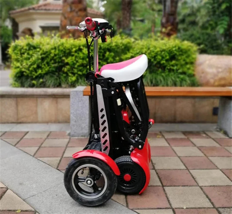 Four Wheel Electric Skateboard Portable Electric Scooters 10 Inch 36V Foldable Electric Scooter For Disabled Elderly