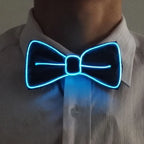 LED Glowing Bow Ties for Men Light Up Ties Personalized Night Club Concert Masquerade Accessory for Carnival Decor