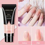 LIMEGIRL Nail Art Kit Poly Nail Gel Extending Soaking Gel Kit Nail Art Acrylic Gel Varnish Kit For Novices Semi Permanent Gel So