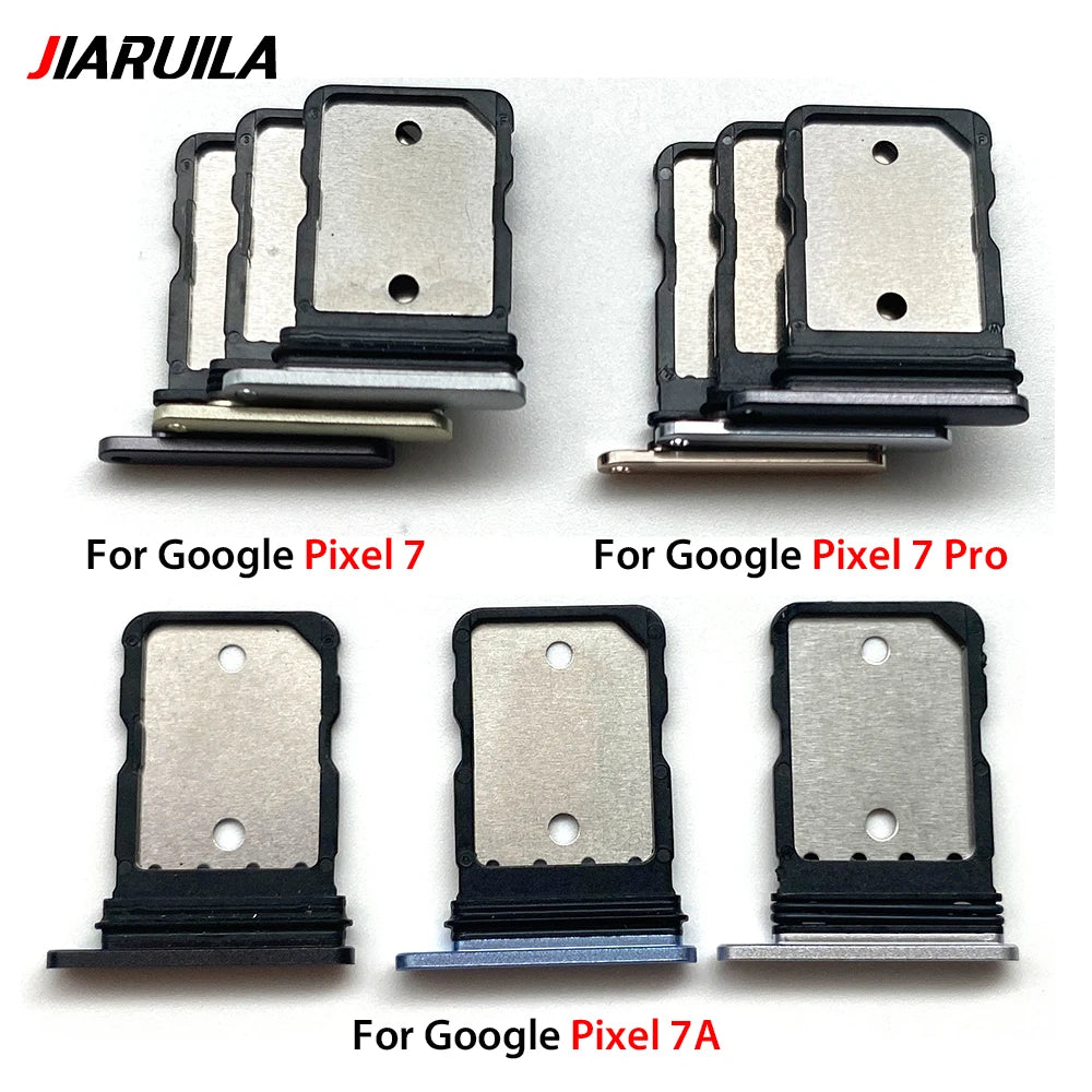 SIM Card Holder For Google Pixel 7 7A 7 Pro SIM Single Card Tray Holder Drawer Phone Holder Adapter Tray Chip Slot Drawer Parts