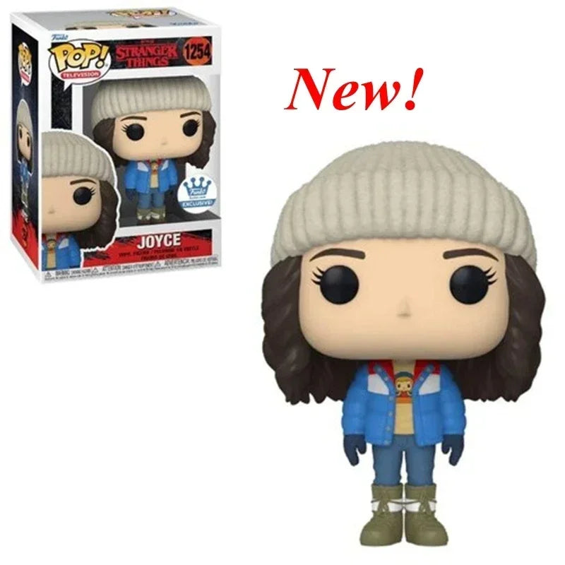 NEW!!! FUNKO POP Stranger Series #1462 Eddie #1250 Dustin Steve Robin Eleven Vinyl Action Figure Collection Models for Gifts