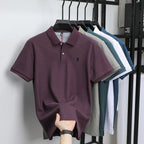 100% pure cotton short sleeved polo shirt high-end luxury brand fashion Paul Pony embroidery golf men's business casual T-shirt