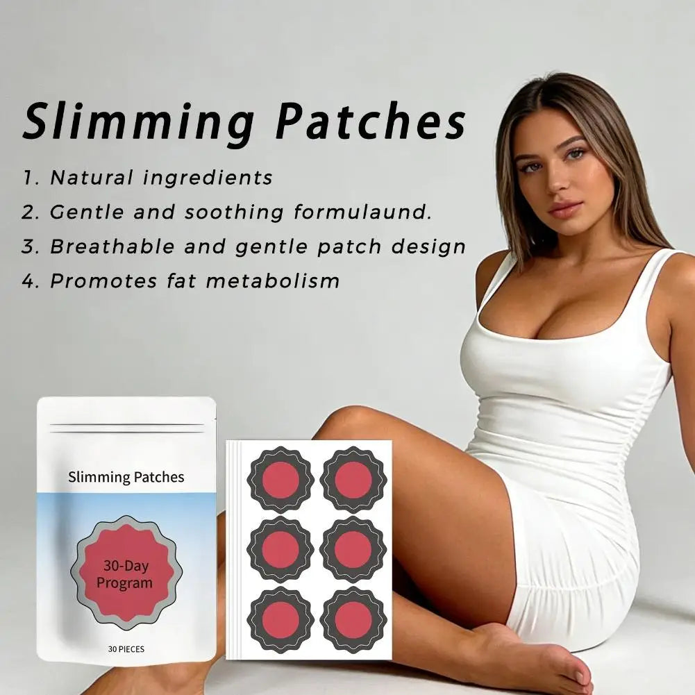 Patches | 30pcs 1-10bags Slimming Patches, Scientific Formula Controls Appetite, Weight Management Assistance Sticker Body Care Ürün ana görseli