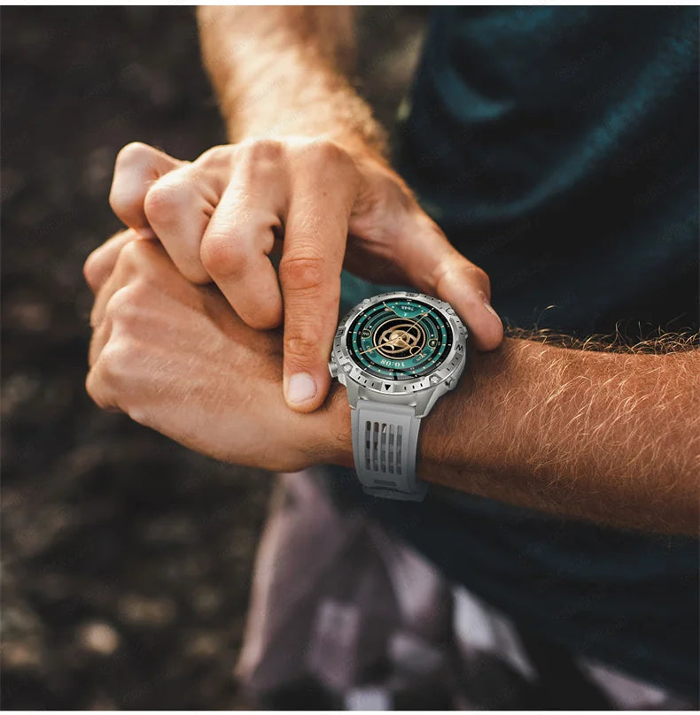 2026New Military T-Rex3 GPS Map Navigation Smart Watch 2GB RAM 1.43-inch AMOLED Screen 30M Waterproof Call Sports Smartwatch Men