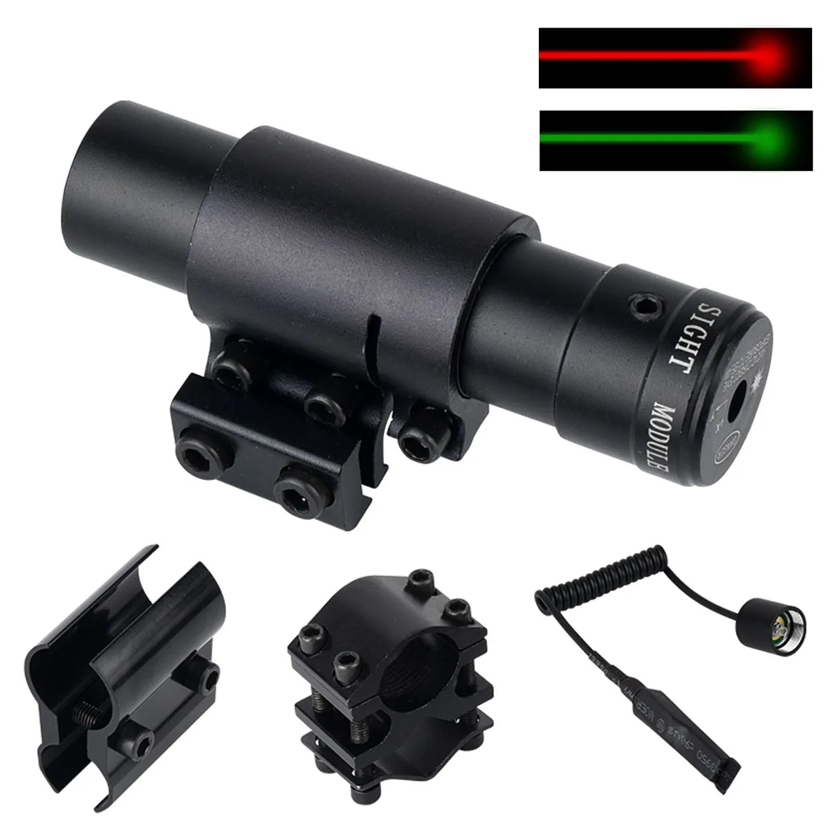 Outdoor Red Dot Red/Green Laser Sight Hunting Accsesories Sports Long Distance Laser Calibrator for 11/20mm Rail