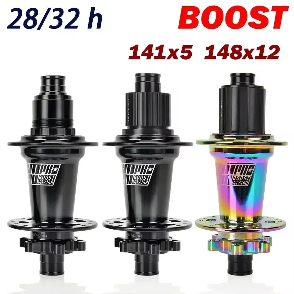 Koozer xm490 pro k7 cube Mtb hubs rear noisy hub boost 28 32 hole hub 5x141 QR 12x148mm THRU TA Bicycle Hubs HG XD MS 10 11 12s Ürün ana görseli