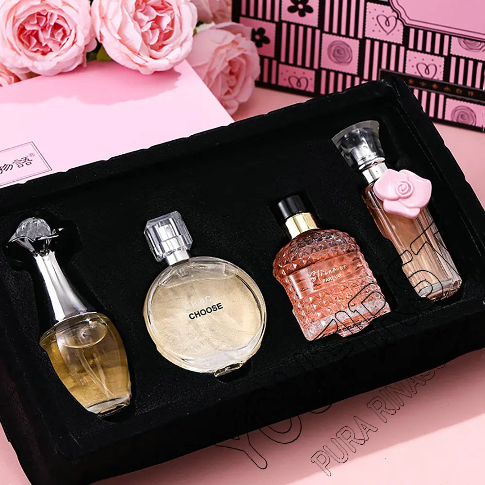 Brand Gift Box 4Pcs Set Perfume Women Parfum Femme 100ml Fresh Natural Floral Scent Spray Feminino Perfumes De Mujer Originales Ürün ana görseli