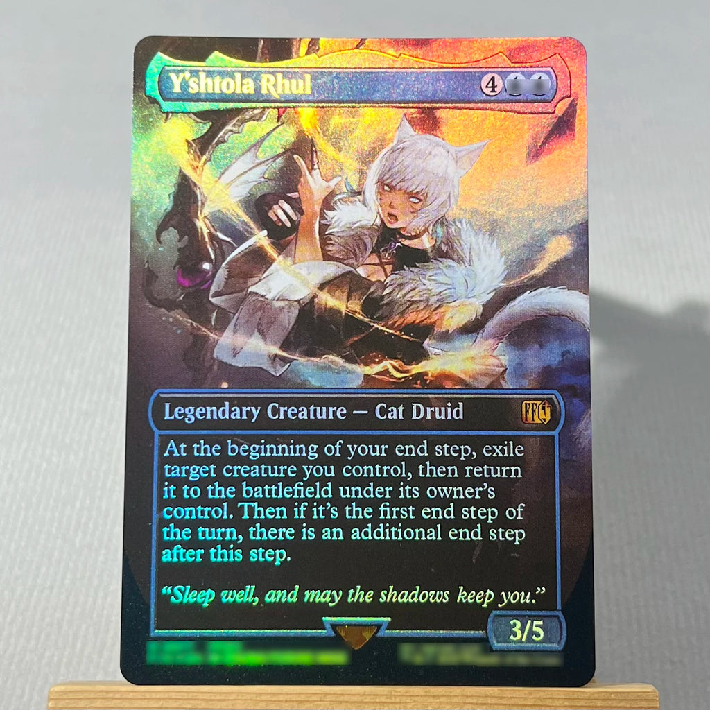 FCA FIN FIC PIP LTR FOIL4-002 magical cards Ancient Copper Dragon Tcg proxy Traveling Chocobo Celes, Rune Knight gathering