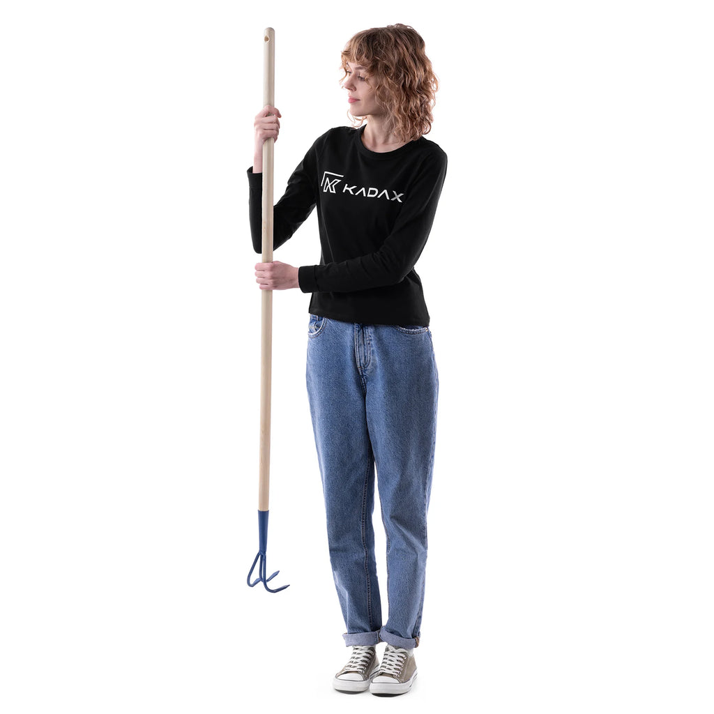 KADAX Cultivator Handheld Soil Pulp Garden 142 cm Earth Strong Claws