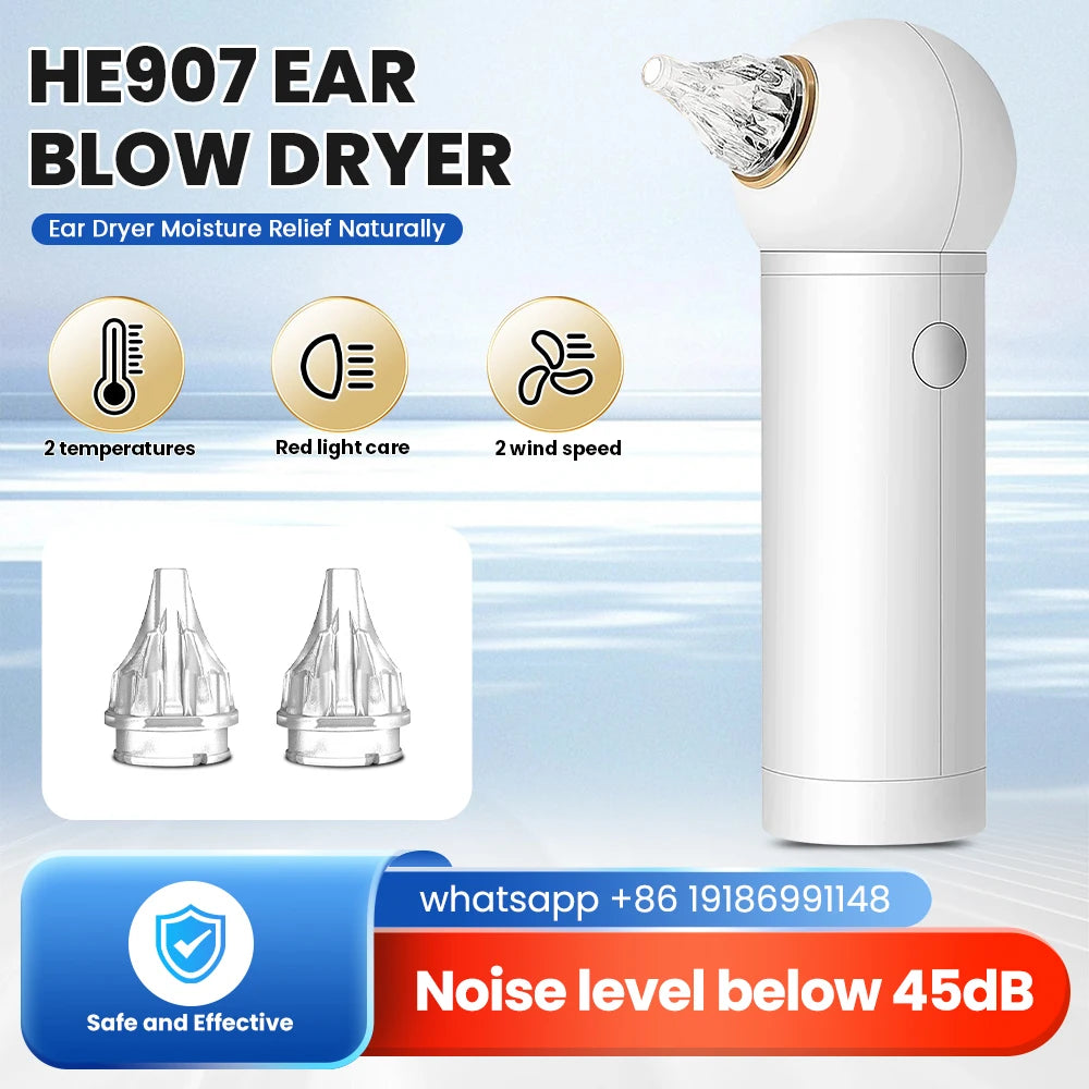 Intelligent Constant Temperature Ear Dryer Low Noise Ear Care Device Prevents Bacterial Growth Prevent Ear Canal Inflammation Main image