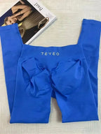 TEVEO – Leggings De Fitness Respirants Pour Femmes, Pantalons De Yoga De Haute Qualité, Pantalons De Cyclisme A Haute Elasticité