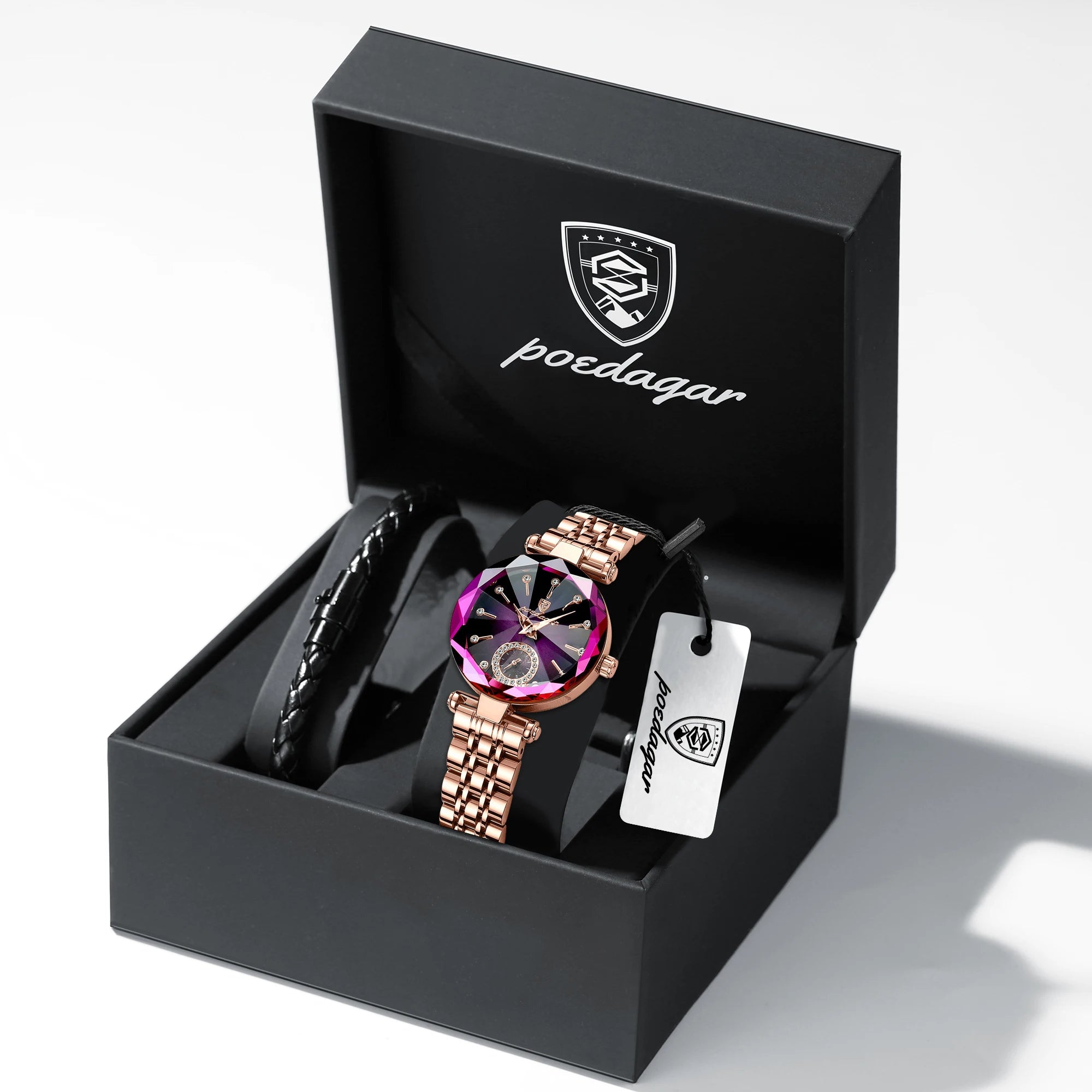 POEDAGAR Luxury Watch For Women Waterproof Casual Quartz Ladies Wristwatch High Quality Elegant Women's Watches Female Reloj+Box Ürün ana görseli