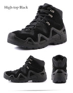 Men Casual Hunting Ankle Boots Outdoor Tactical Hiking Man Boot  Hunting Work Boots for Motorcycle Shoes Botas Militares