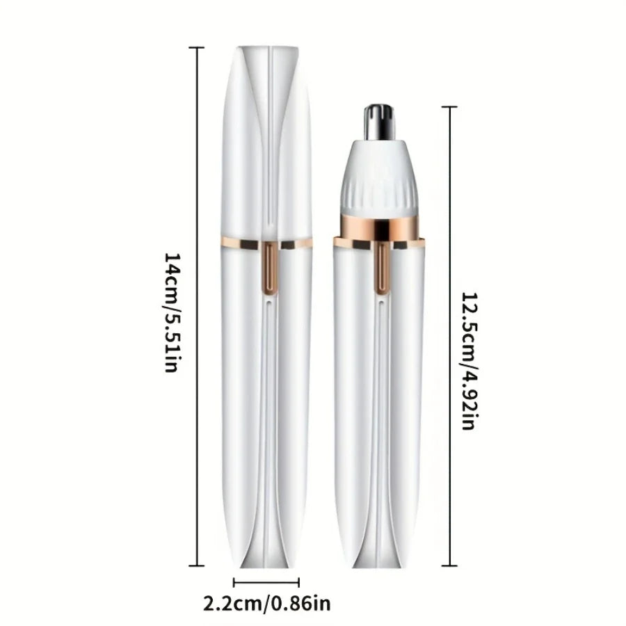 4 In 1 Electric Razor for Women Full Body Shaving Facial Epilator Shaver Eyebrow Trimmer Nose Bikini Line Electric Hair Remover