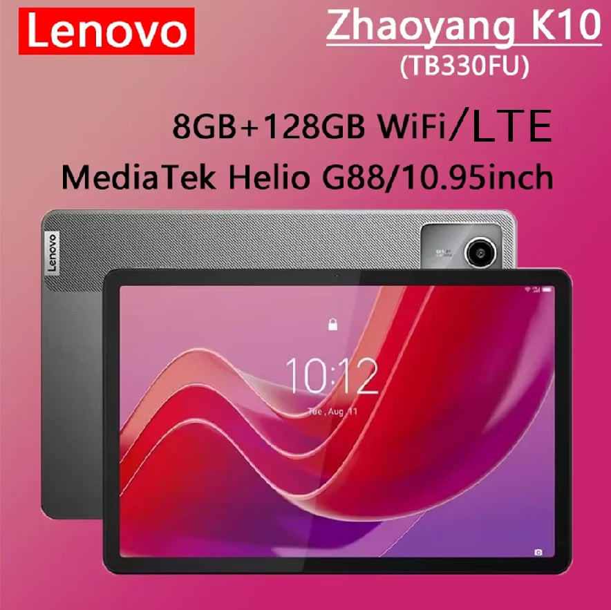 Global Rom Lenovo Tab K10 M11 Wifi LTE MTK Helio G88 Zhaoyang Multi Language 10.95-inch 90hz 400nits Face Recognition 7040mAh Ürün ana görseli