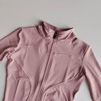 Slim Fit Sports Jacket Stand Collar Zipper Coat Sports Fitness Yoga Clothing Plus Velvet Jacket Slimming Quick-drying Top Suit
