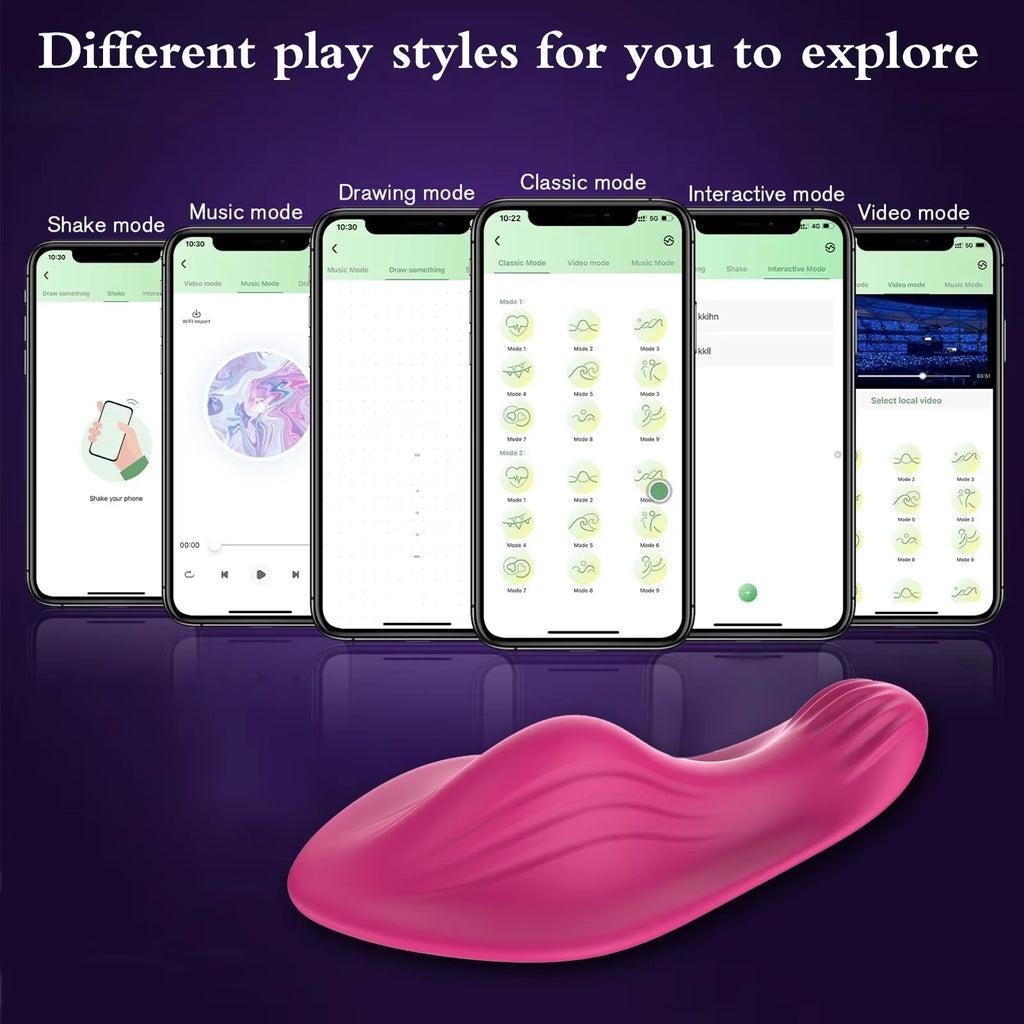 APP Control G-Spot Clitoris Vibrator for Women Clit Stimulator Female Wearable Vibrating Panties Massager Sex Toy Adult Products