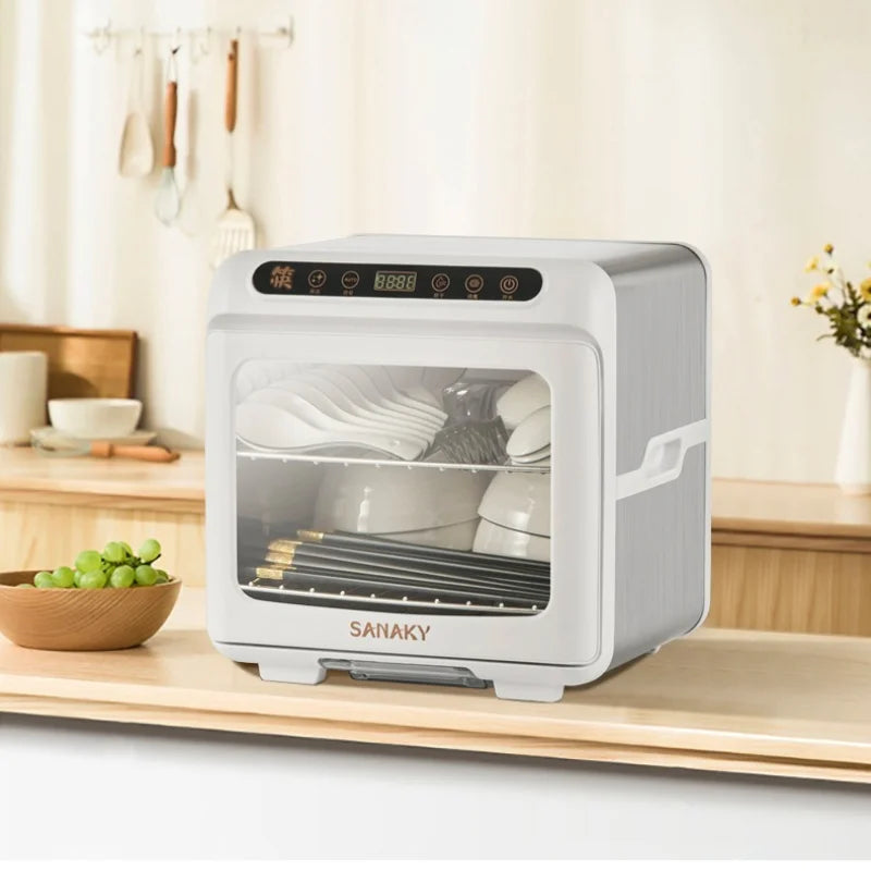 Mini Tabletop UV Disinfection Cabinet Small Kitchen Vertical Machine for Sterilizing Tableware And Chopsticks