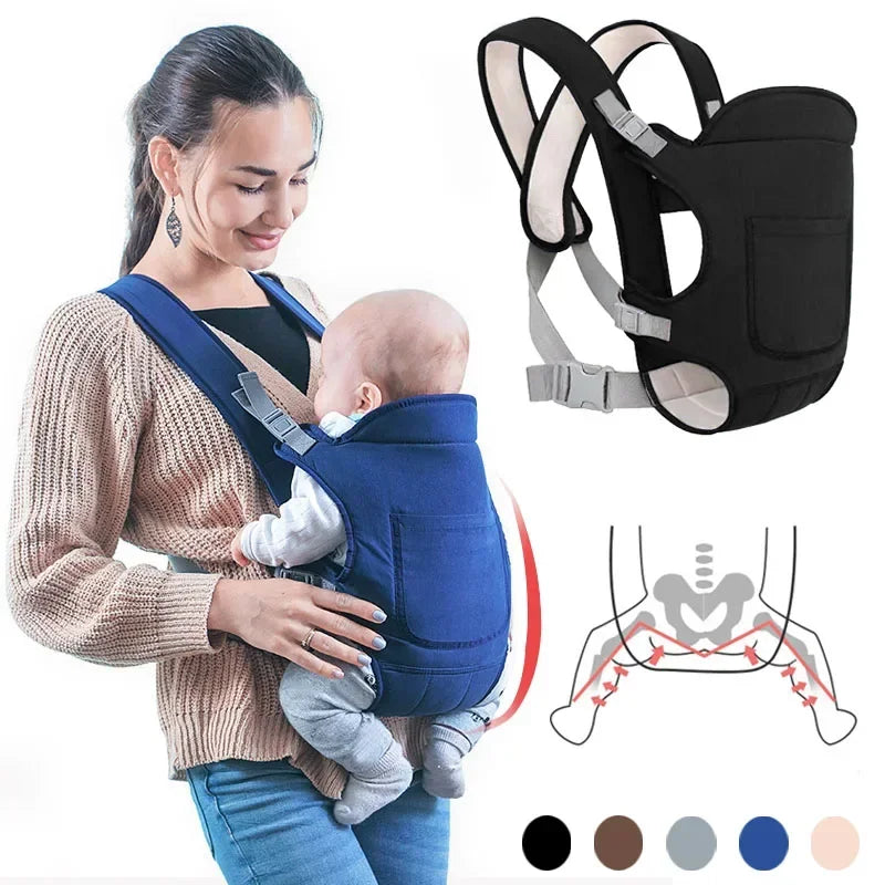 Baby Going Out Safety Carrier Sling Multifunctional Shoulder Baby Carrier Four Methods Front and Back Versatile for All Seasons Ürün ana görseli