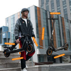 RCB EV10Z Electric Scooter With ABE Road Approval 350W Motor 36V11.4Ah Battery 35-40km Range 10 Inch Wheel Foldable 120KG Max Load For Urban Commute