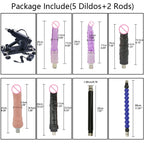 ROUGH BEAST Sex Machine for Women and Men with Dildo Attachment Automatic Masturbation Machine 3XLR Connector Sex Toys Products