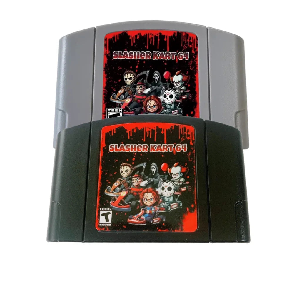 N64 Game Cassette, US Version, Slasher Kart 64， 64-bit English Game Cassette, Collection Hobbies, Toy Gifts Ürün ana görseli