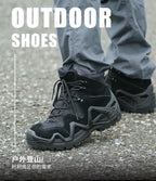 Men Casual Hunting Ankle Boots Outdoor Tactical Hiking Man Boot  Hunting Work Boots for Motorcycle Shoes Botas Militares