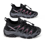 Women Summer Hiking Shoes Breathable Lightweight Outdoor Trekking Sneakers for Mountain Climbing