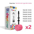 Ridenow Upgraded Metal Nozzle 700c Tpu Inner Tube External Thread Tube 700x18-32c Road Bike Removable Valve Cores Inner Tire