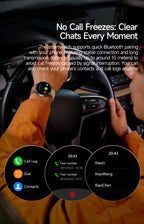 2026 New Accurate Body Health analysis Smart Watch Men ECG Blood lipids Uric acid Blood Pressure Body Fat Voice Call Smartwatch