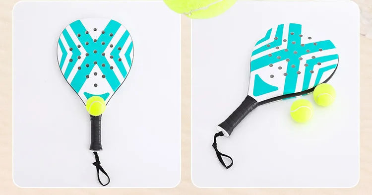 Padel Tennis Rackets beach tennis racketCarbon Fiber Lightweight Tennis Rackets Outdoor Sports Mens and Womens Glowing Racket