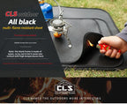 New Outdoor Camping Fireproof Cloth Picnic Barbecue Insulation Mat Flame Retardant High Temperature Fire Blanket Fiberglass Mat