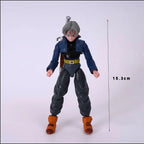 12-18CM Anime Dragon Ball Z Super Saiyan Son Goku Broly Vegeta Anime Action Figure Model Gifts Collectible Figurines for Kids