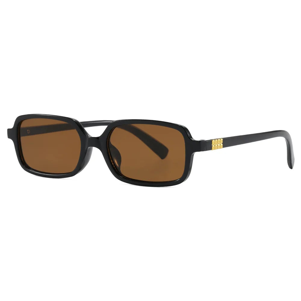 Luxurious Rectangle Sunglasses Women Oval Vintage Brand Designer Square Sun Glasses Men Shades Female Eyewear
