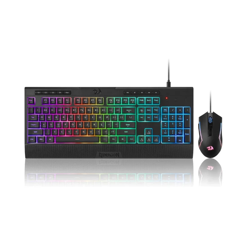 Redragon S151 Gaming Keyboard & Mouse Combo, 104 Keys K525 Wired RGB Membrane Keyboard and 10000 DPI Wired M616 Gaming Mouse Ürün ana görseli