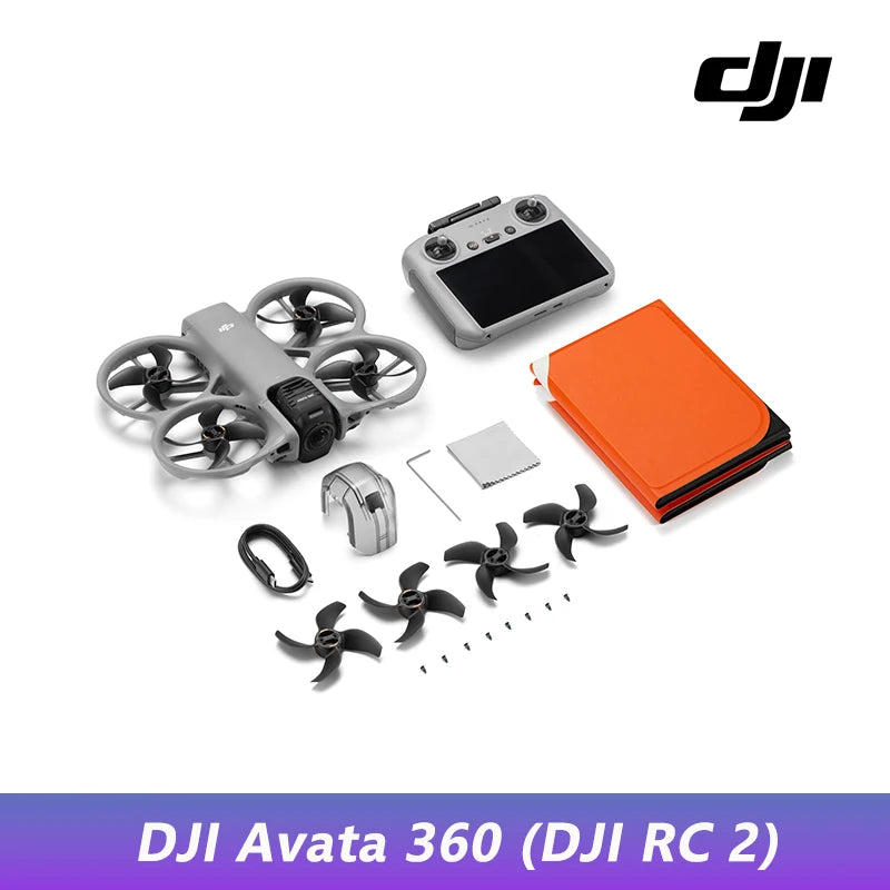 DJI Avata 360 Drone 1-Inch Sensor 8K HDR Panoramic Drone 4K Single Lens Mode 20km Range 4G Enhanced Transmission FPV Quadcopter Avata 360 Brand New