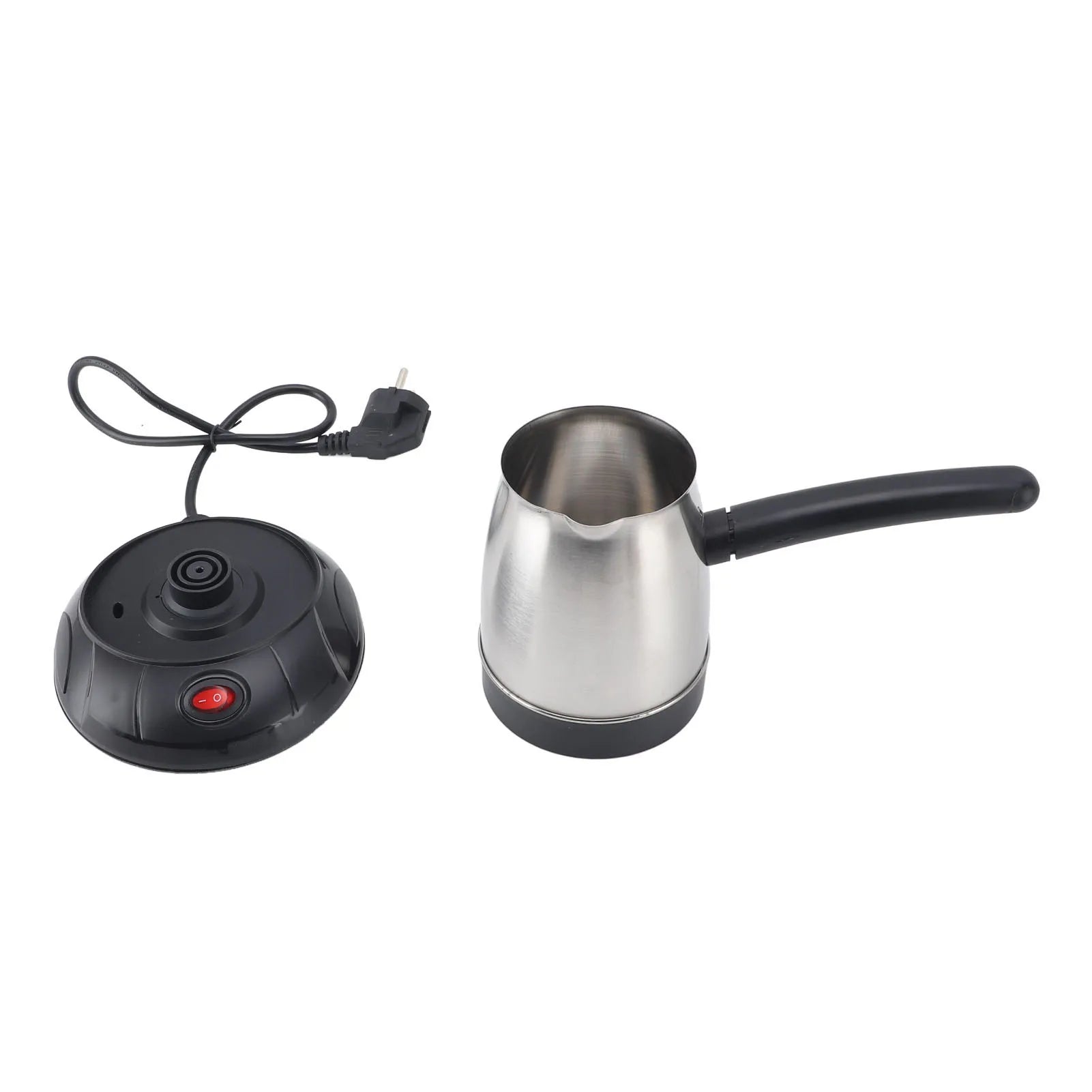 500ml Stainless Steel Electric Turkish Coffee Maker Pot with Long Removable Handle for Tea And Milk Ürün ana görseli