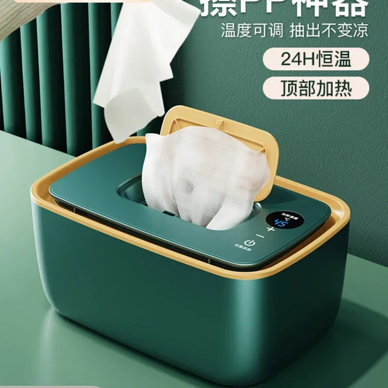 Baby wipes heater moisturizing constant temperature warm wet wipes machine portable baby wipes box warmer insulation Ürün ana görseli