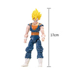 12-18CM Anime Dragon Ball Z Super Saiyan Son Goku Broly Vegeta Anime Action Figure Model Gifts Collectible Figurines for Kids