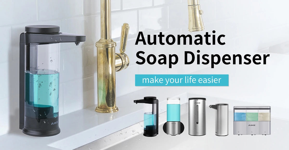 AIKE Automatic Hand Dryer for Bathroom Jet Hand Dryer with HEPA Filtered Vertical Slim Compact High Speed Wall Dryers 1400-1750W