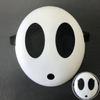 Game Bros Shy Guy Mask Cosplay Funny Unisex Kid Boys Girls Adlut Thicken Plastick Masks Halloween Carnival Party Costume Props