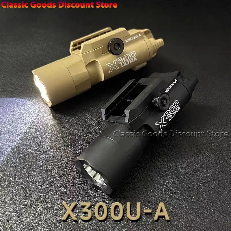Tactical Light X300 X300U Nylon Pistol Gun Strobe LED Light Fit 20mm Rail Airsoft Hanging Hunting Flashlight Ürün ana görseli